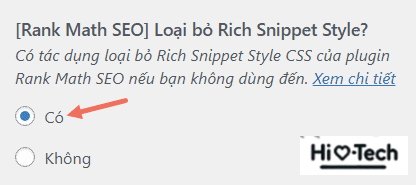 Loại Bỏ Rank Math SEO CSS
