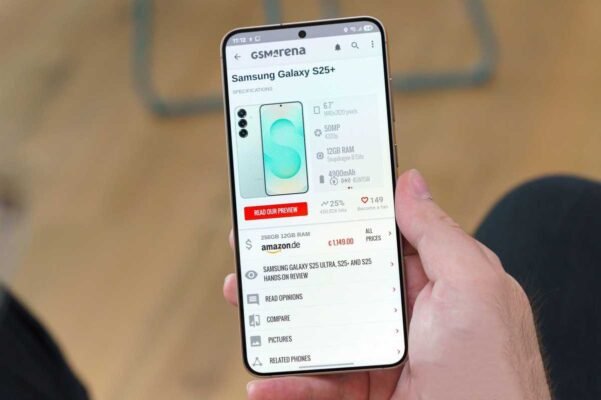 Cấu hình Galaxy S25 Plus nổi bật với chip Snapdragon 8 Elite. Nguồn: GSMArena.