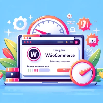 Loại Bỏ Font Chữ WooCommerce